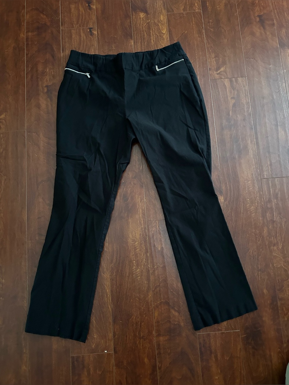 New York & Company Black Straight-Leg Dress Pants